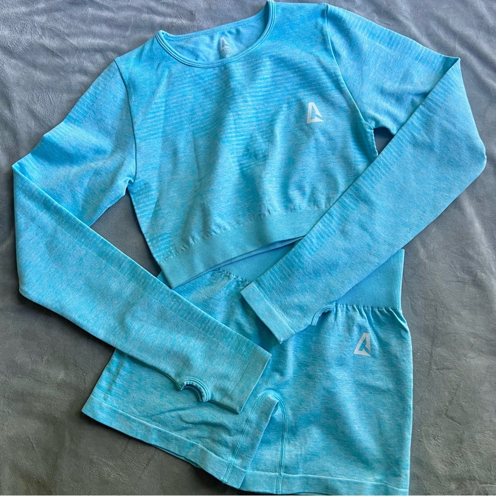 Light Blue Gym Set by Alpha Territory